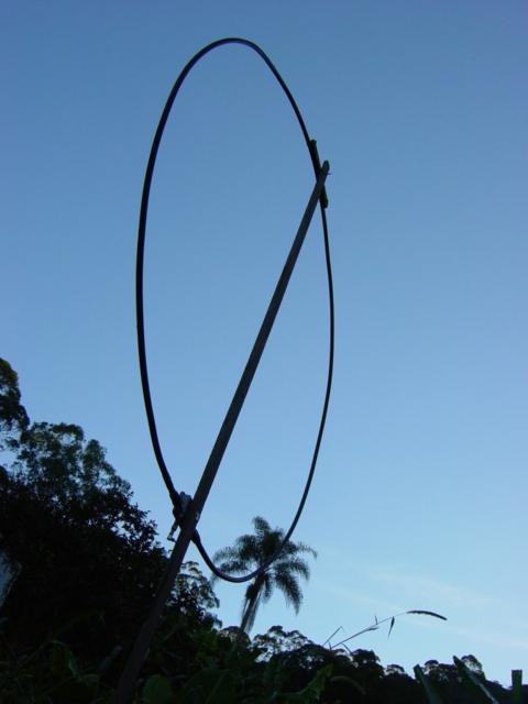 Loop VLF & LF em cabo coaxial 75 ohm, 3/4"